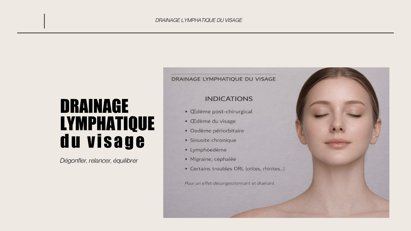 Drainage lymphatique du visage 